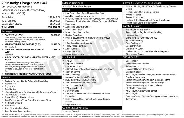 Used 2022 Dodge Charger Scat Pack w/ Plus Group RWD image 41