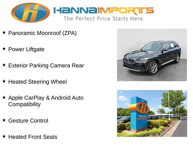 Used 2022 BMW X3 xDrive30i w/ Premium Package 2 (ZPA) AWD/4WD image 22