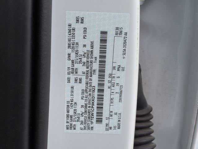 Used 2019 Ford F150 XL w/ Equipment Group 101A Mid RWD image 30