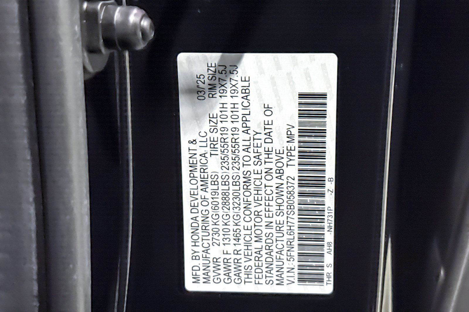 Used 2025 Honda Odyssey Sport-L image 22