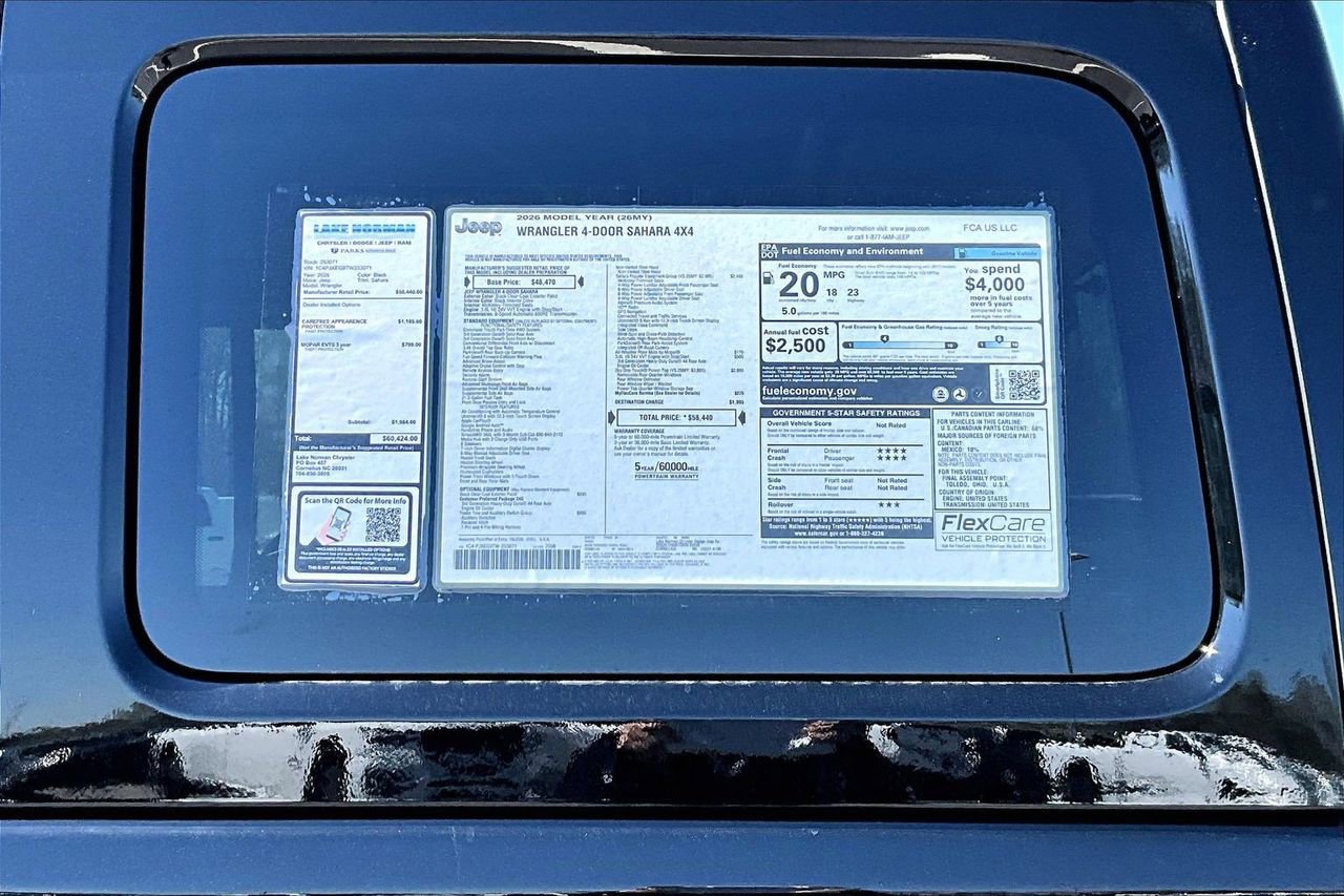 New 2026 Jeep Wrangler Sahara AWD/4WD image 38