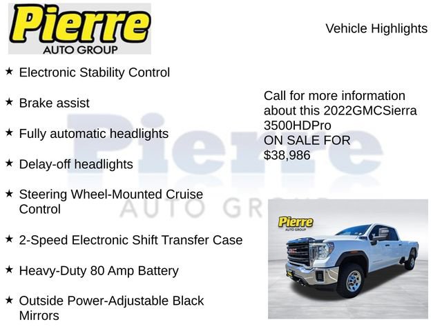 Used 2022 GMC Sierra 3500 Pro w/ Convenience Package AWD/4WD image 17
