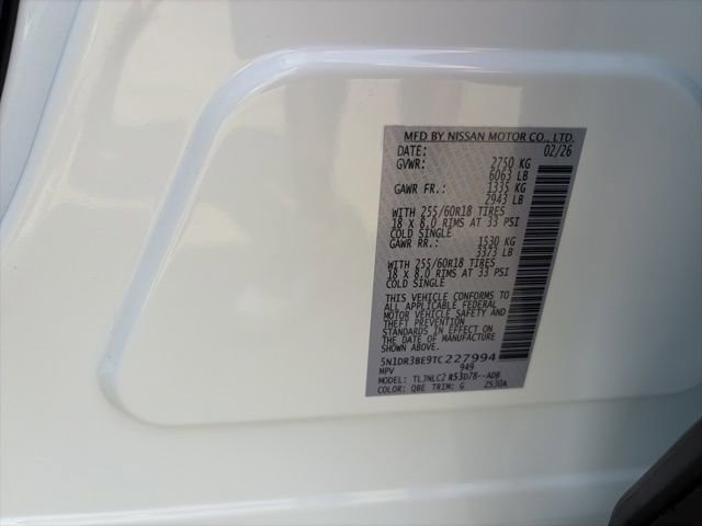 New 2026 Nissan Pathfinder SV w/ Cargo Package AWD/4WD image 23
