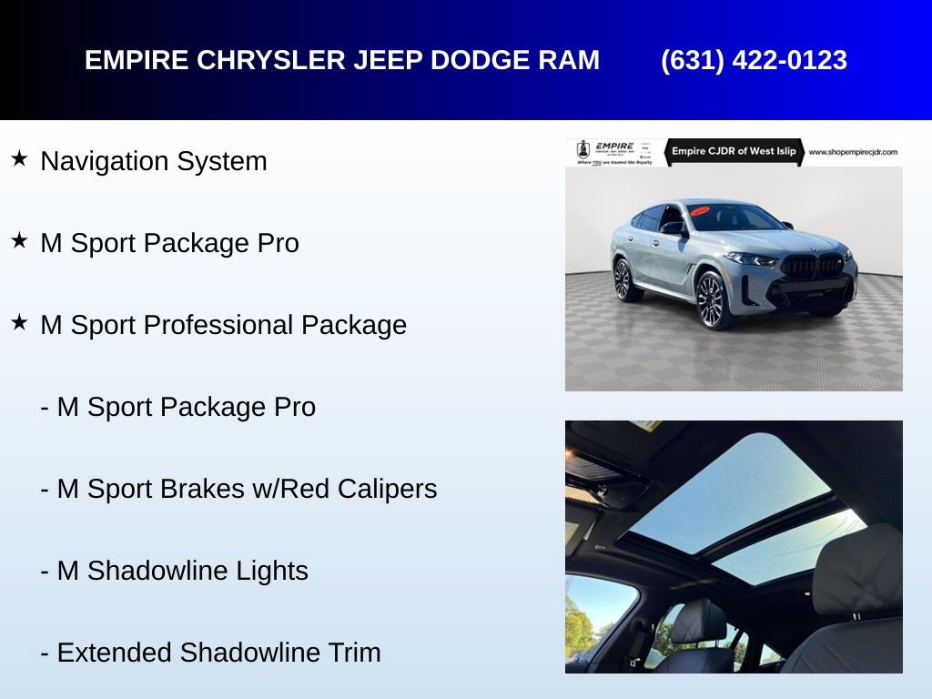Used 2024 BMW X6 M60i w/ Executive Package image 5