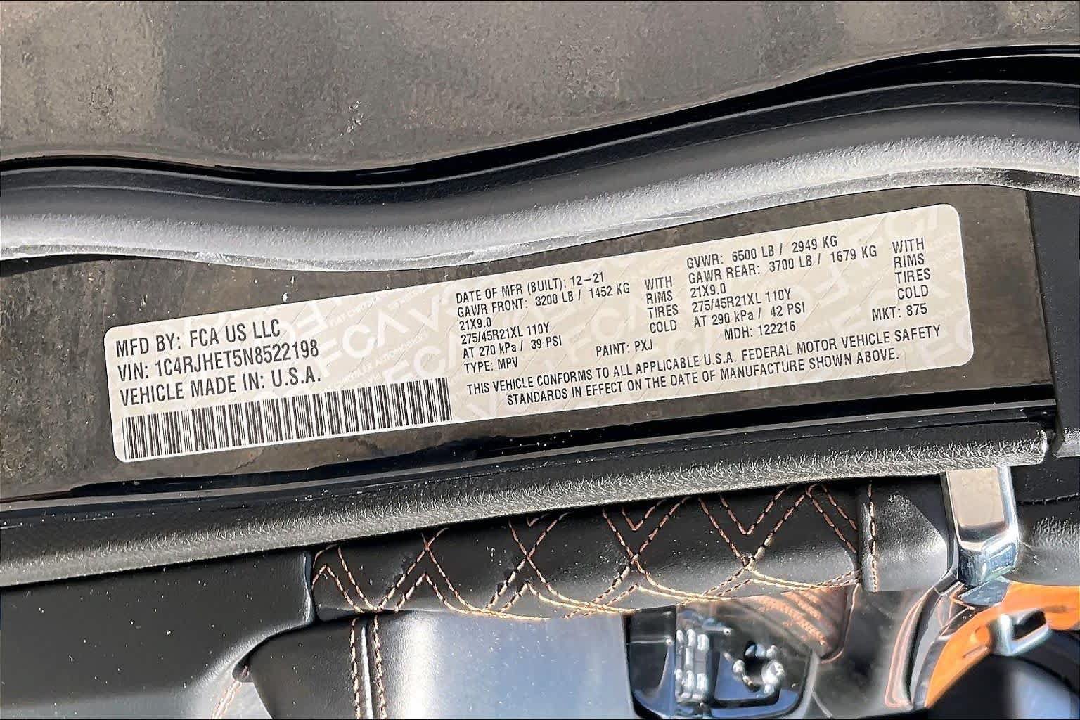 Used 2022 Jeep Grand Cherokee Summit AWD/4WD image 33