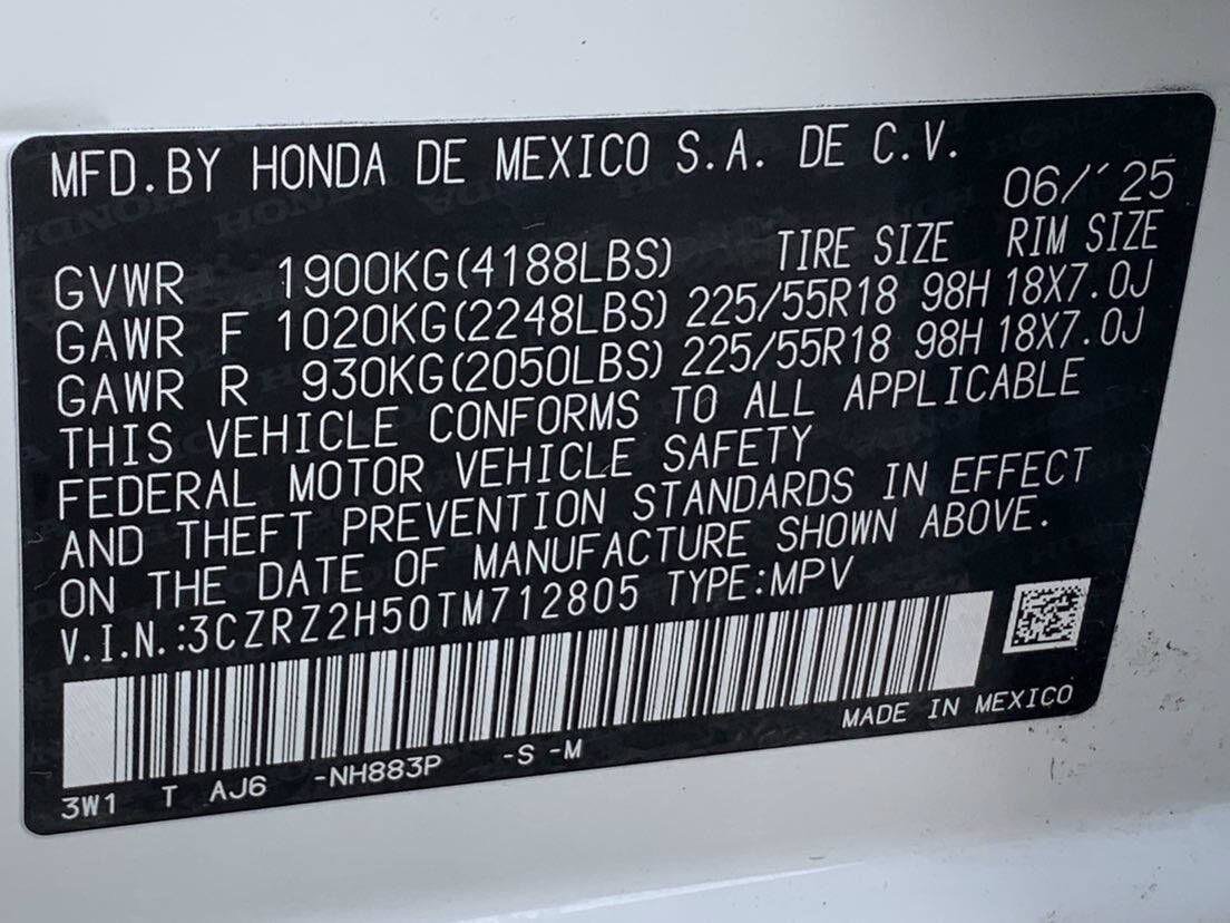 Certified 2026 Honda HR-V Sport image 40