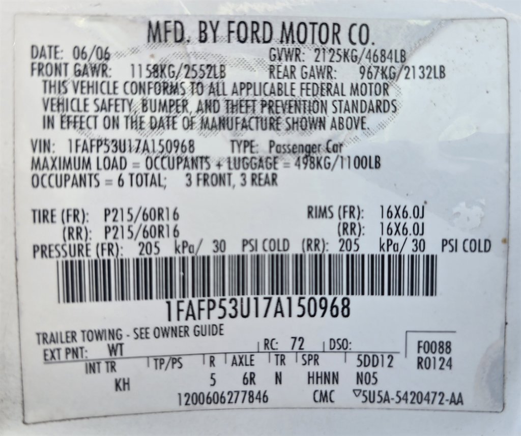 Used 2007 Ford Taurus SE FWD image 34