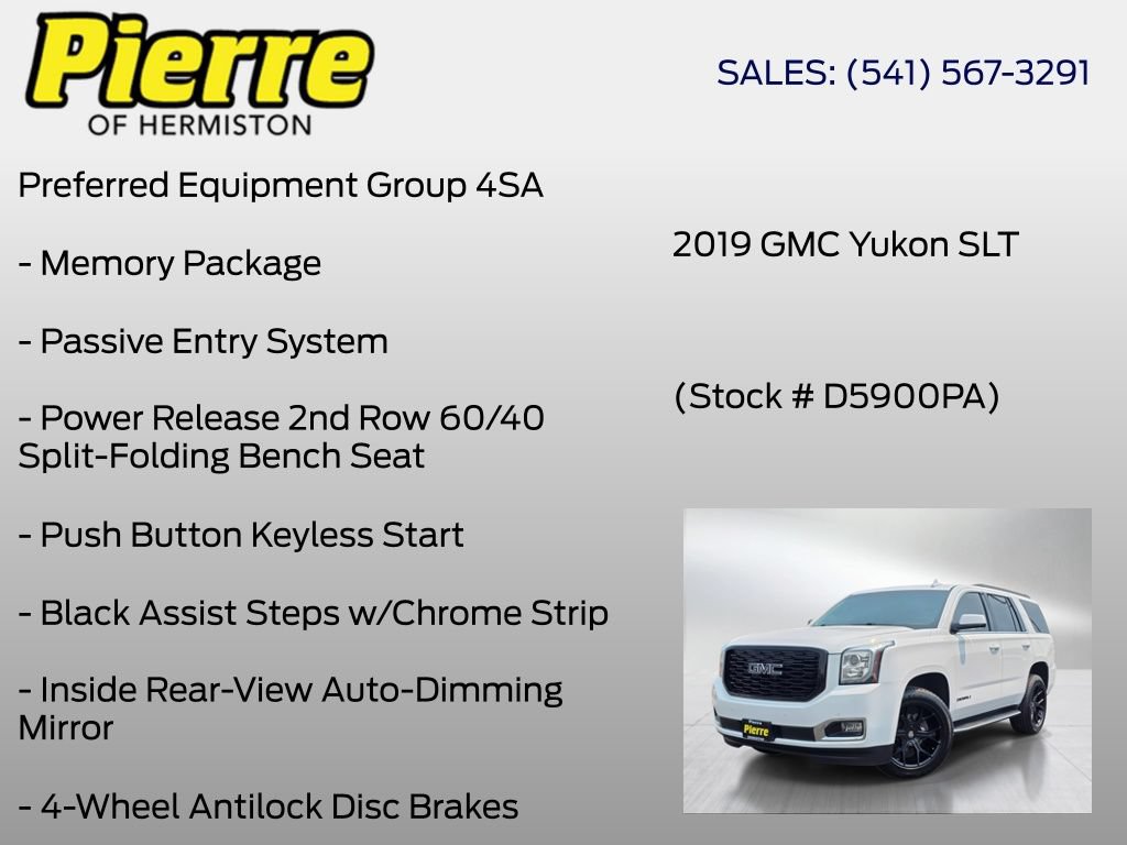 Used 2019 GMC Yukon SLT AWD/4WD image 6