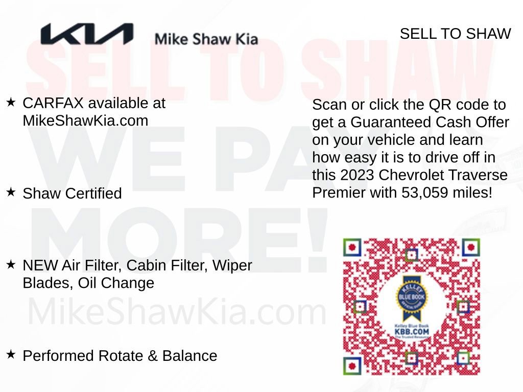 Used 2023 Chevrolet Traverse Premier FWD image 12