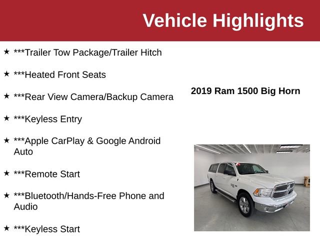 Used 2019 RAM 1500 Big Horn AWD/4WD image 10