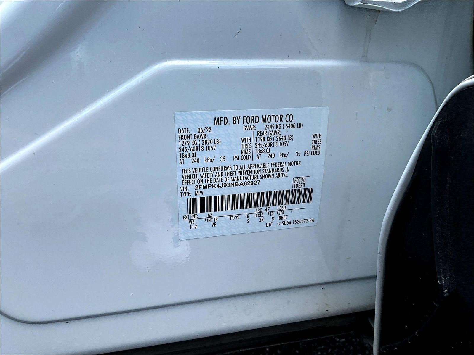 Used 2022 Ford Edge SEL w/ Convenience Package AWD/4WD image 19