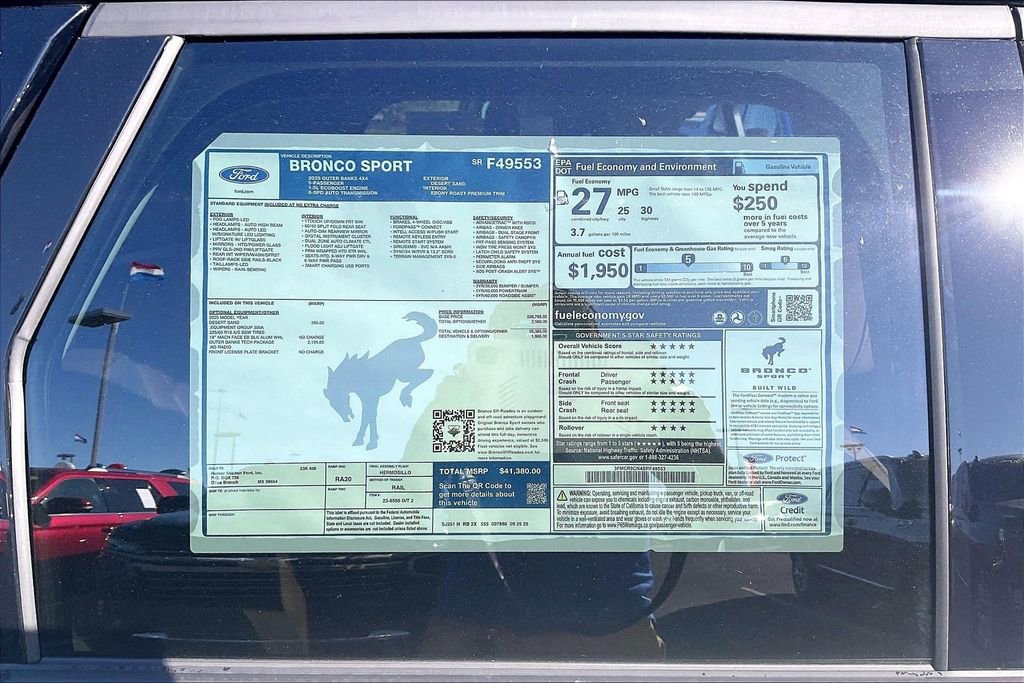 New 2025 Ford Bronco Sport Outer Banks w/ Outer Banks Tech Package+ image 14