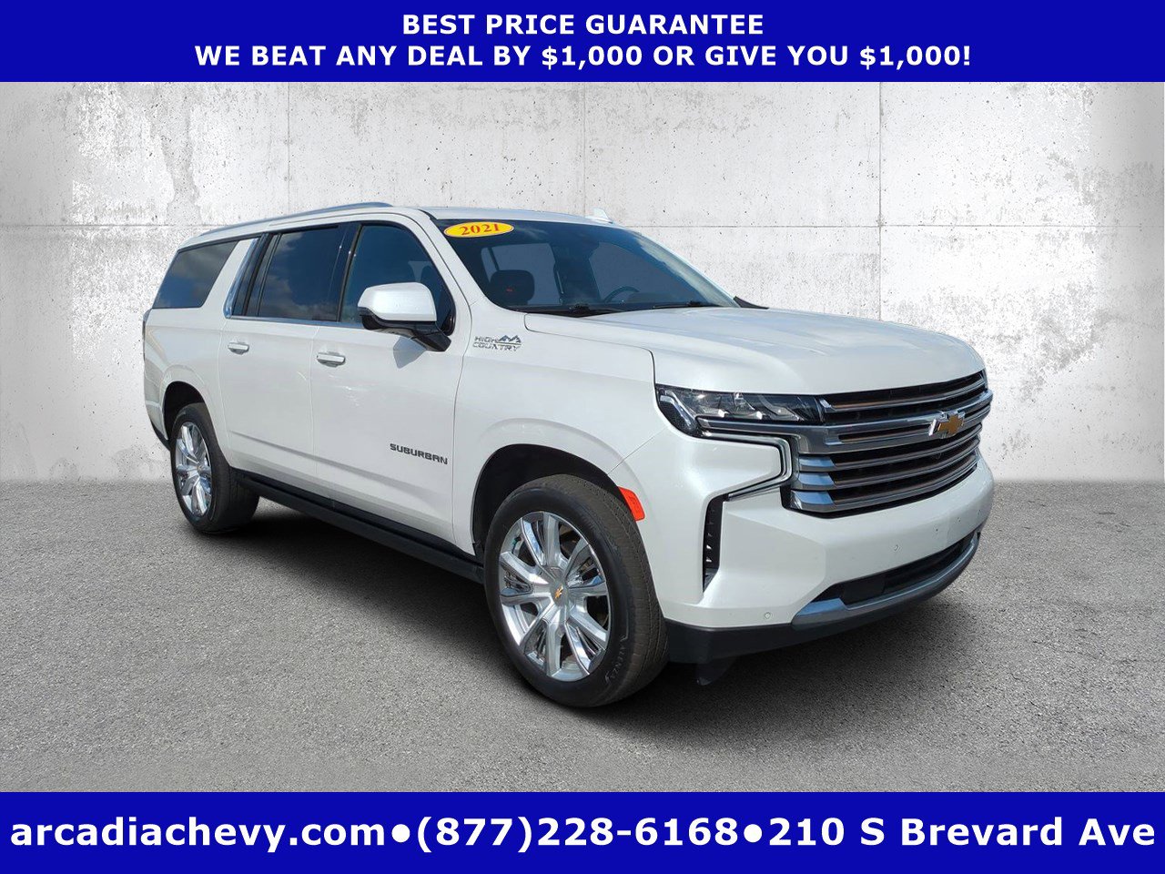 Used 2021 Chevrolet Suburban High Country w/ Premium Package