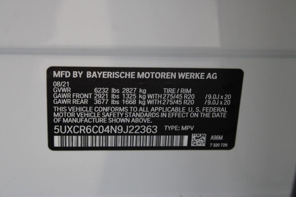 Used 2022 BMW X5 xDrive40i w/ M Sport Package image 31