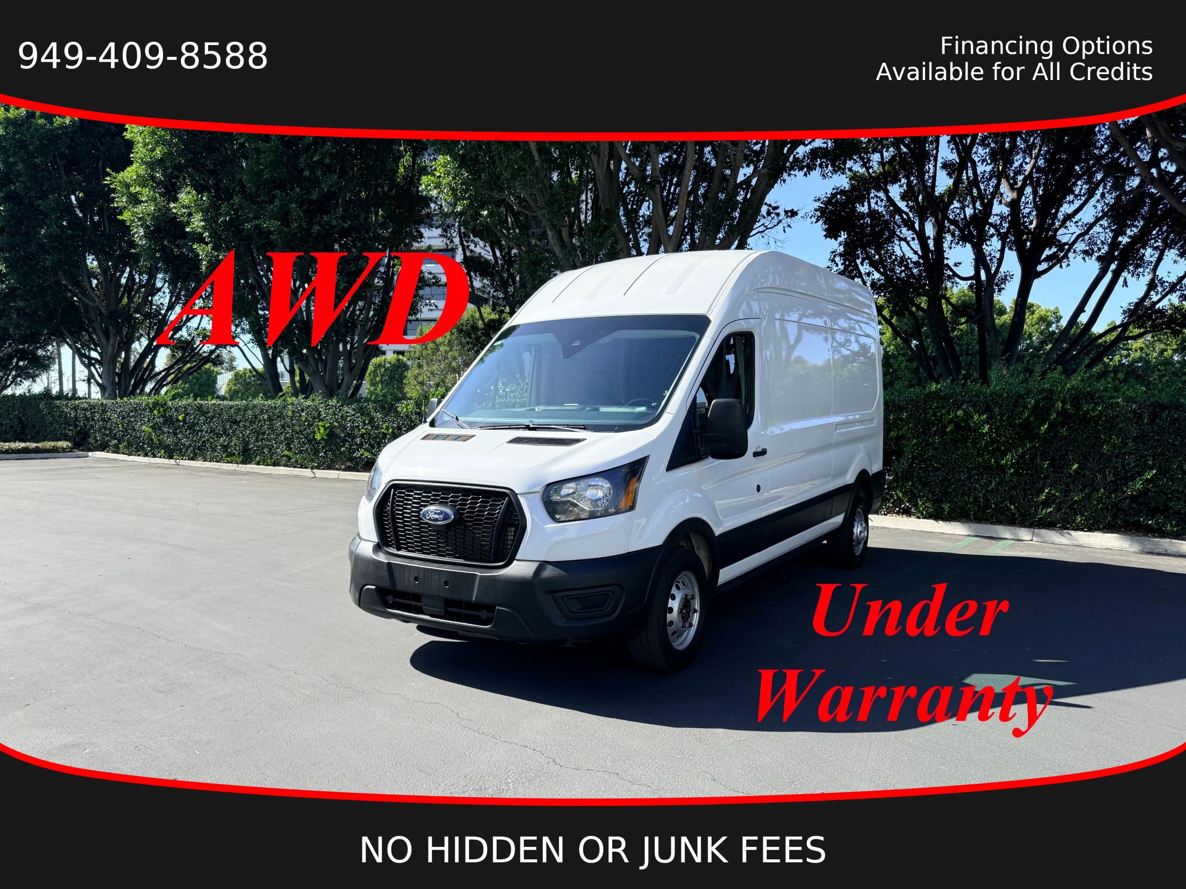 Used 2024 Ford Transit 250 148 High Roof AWD image 1