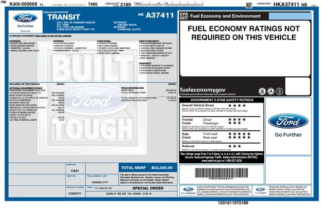 Used 2017 Ford Transit 350 XLT RWD image 11