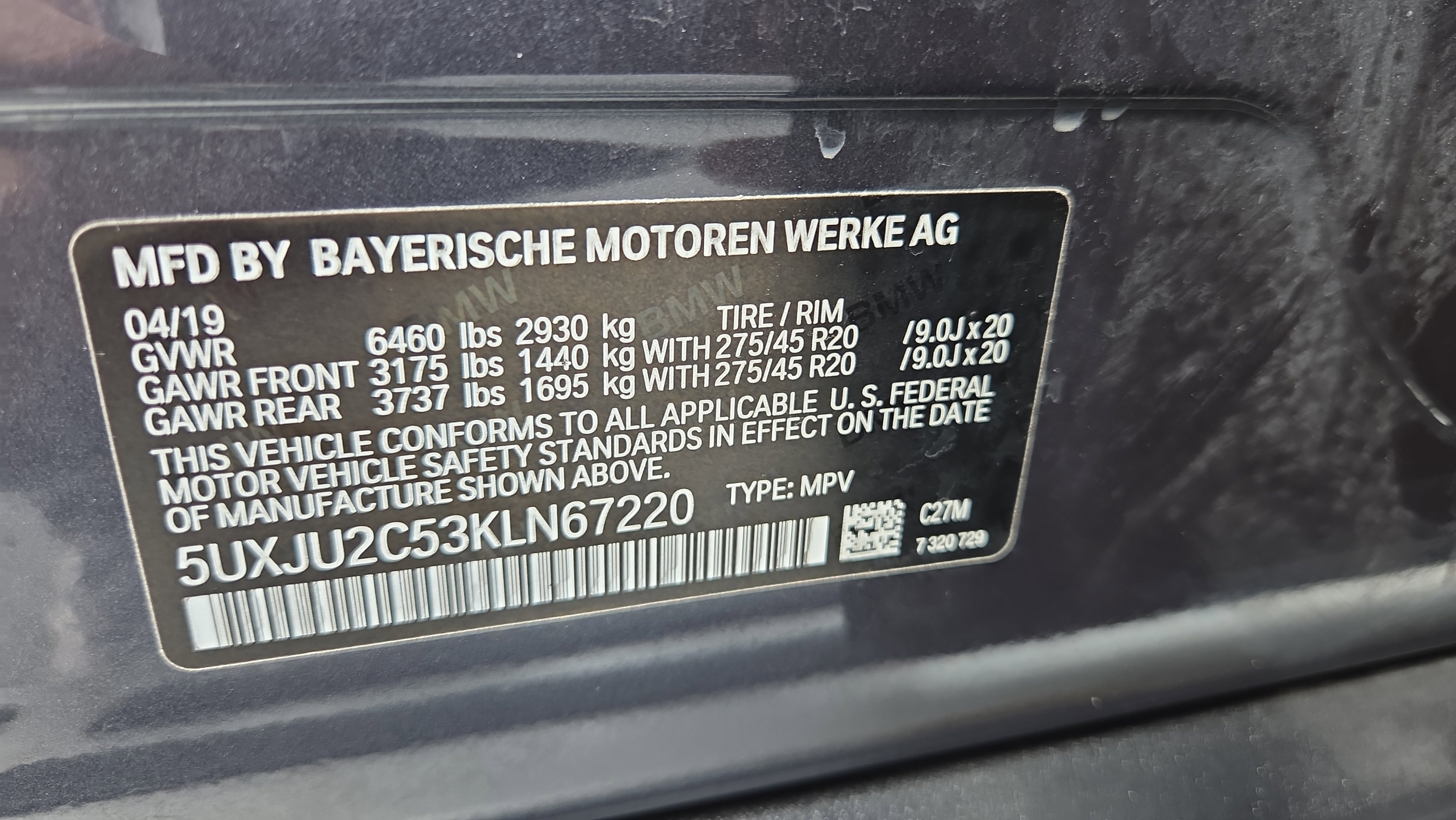 Used 2019 BMW X5 xDrive50i w/ Parking Assistance Package image 41