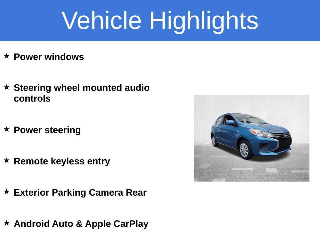 Used 2024 Mitsubishi Mirage ES FWD image 3