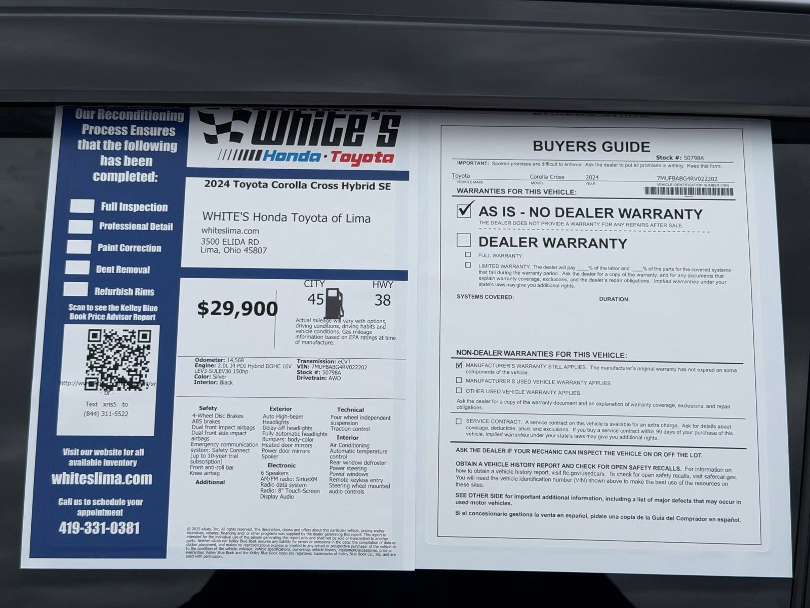 Used 2024 Toyota Corolla Cross SE image 35