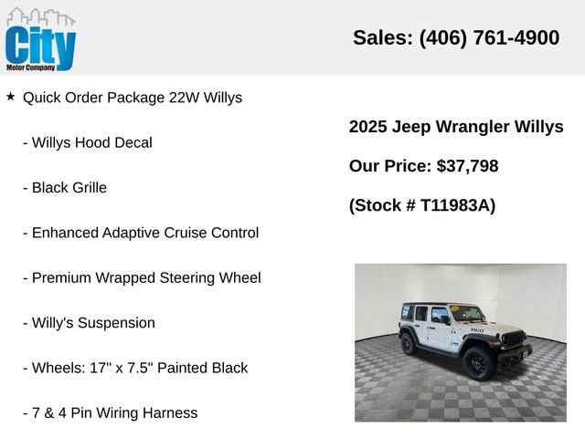 Used 2025 Jeep Wrangler Unlimited Sport AWD/4WD image 25