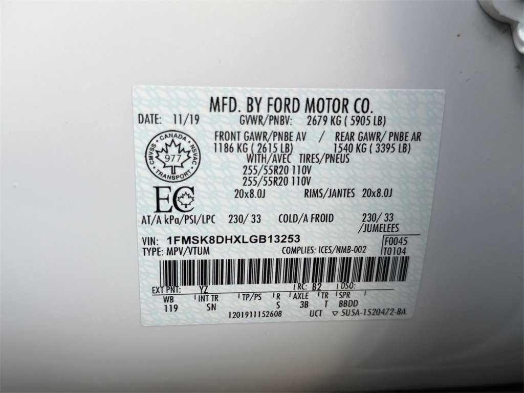 Used 2020 Ford Explorer XLT w/ Equipment Group 202A image 28