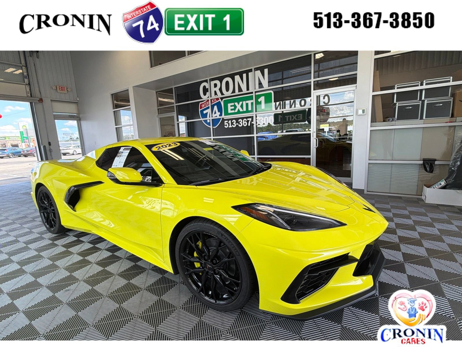 Used 2023 Chevrolet Corvette Stingray Premium Conv w/ Battery Protection Package RWD image 1