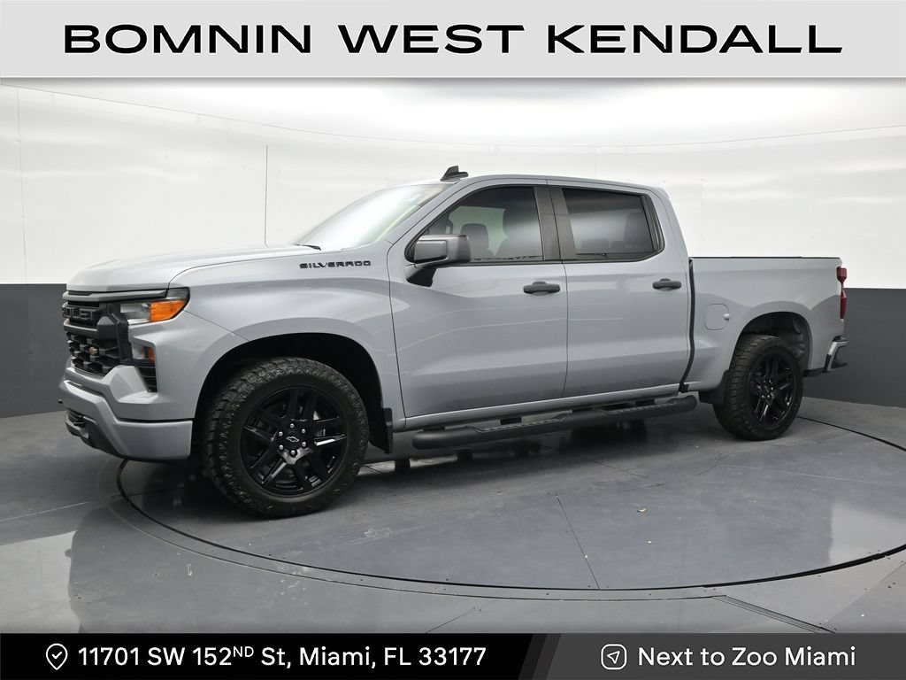 Used 2024 Chevrolet Silverado 1500 Custom w/ Turbomax Blackout Package