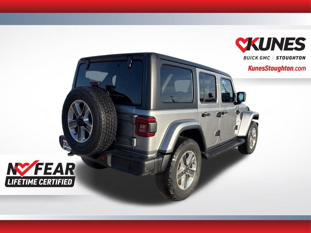 Used 2021 Jeep Wrangler Unlimited Sahara w/ Uconnect 4C Nav & Sound Group image 11