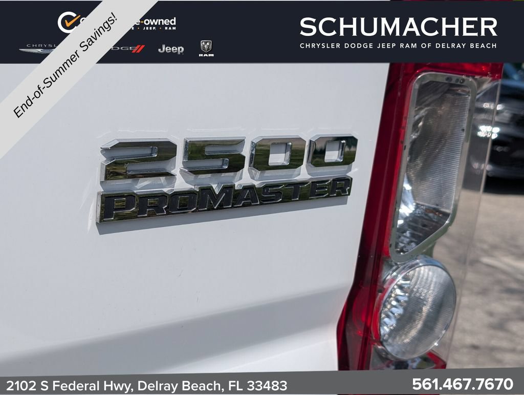 Used 2025 RAM ProMaster 2500 w/ Convenience Group FWD image 13