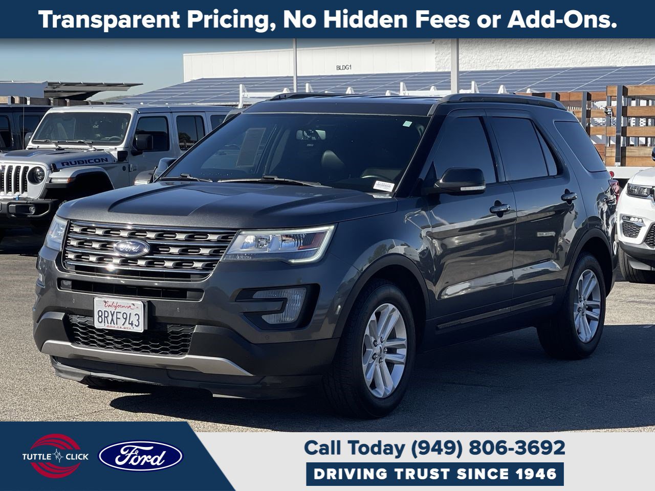 Used 2017 Ford Explorer XLT w/ Equipment Group 202A image 3