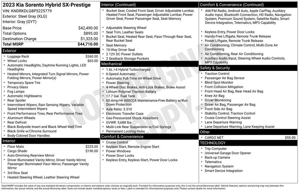 Certified 2023 Kia Sorento SX Prestige image 8