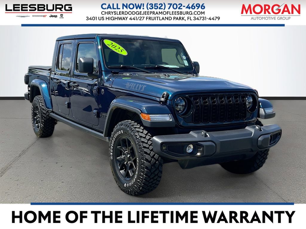 Certified 2025 Jeep Gladiator Willys image 1