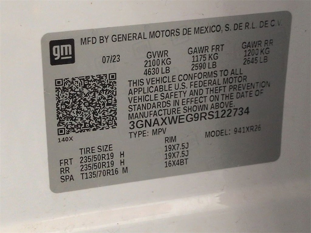 Certified 2024 Chevrolet Equinox RS w/ RS Leather Package image 32