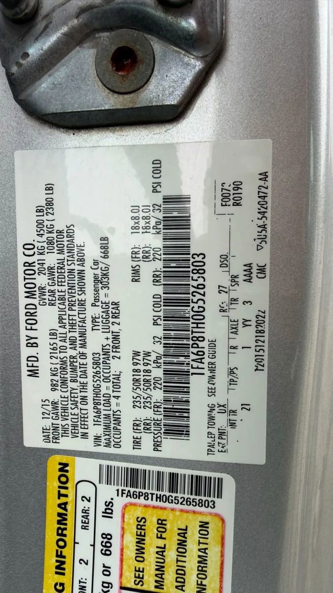 Used 2016 Ford Mustang Coupe image 40