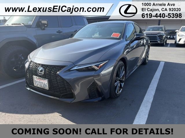 Certified 2025 Lexus IS 350 F Sport w/ Navigation Package RWD image 1