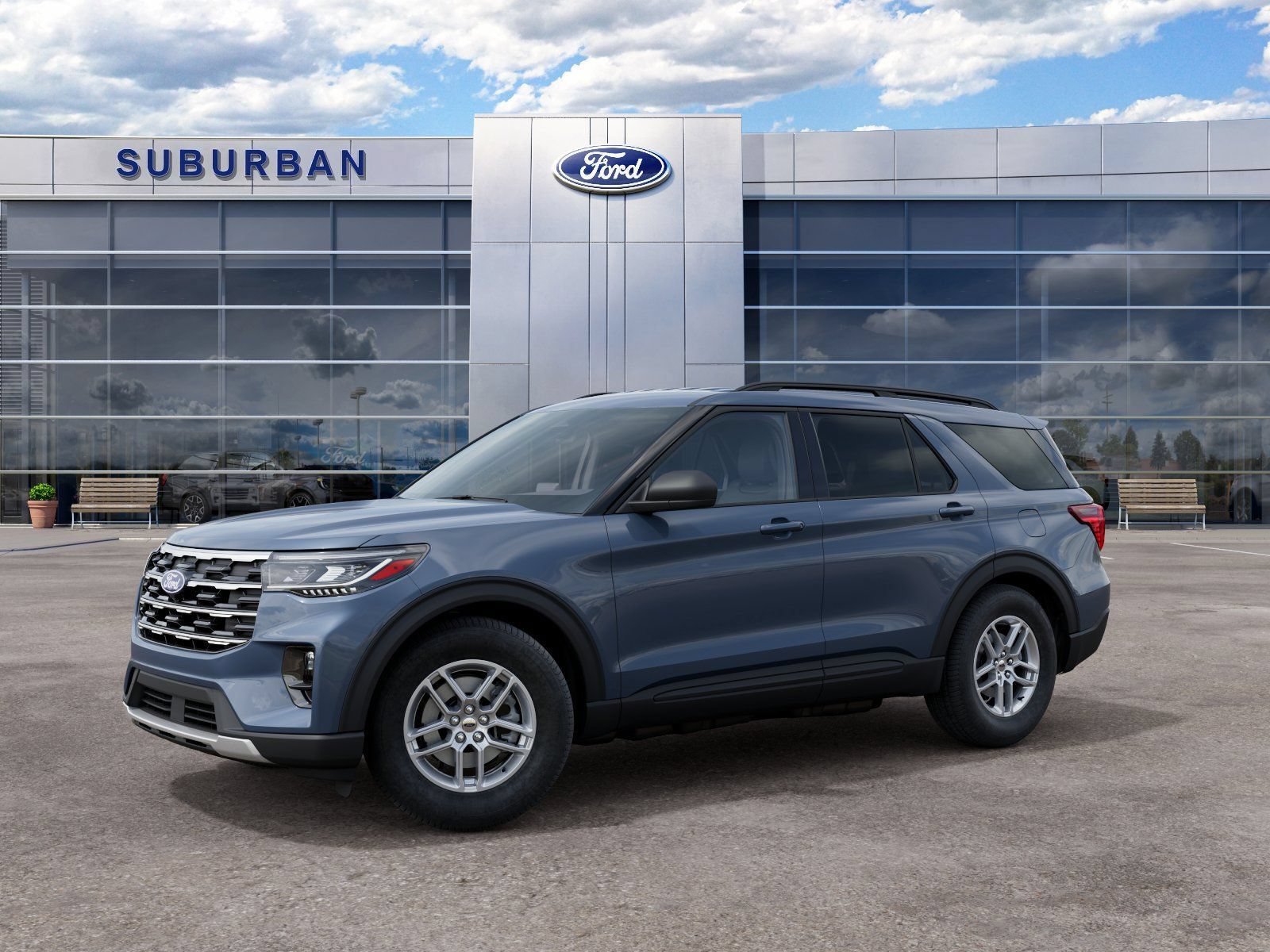 New 2027 Ford Explorer Active w/ Active Comfort Package AWD/4WD 360° Tour