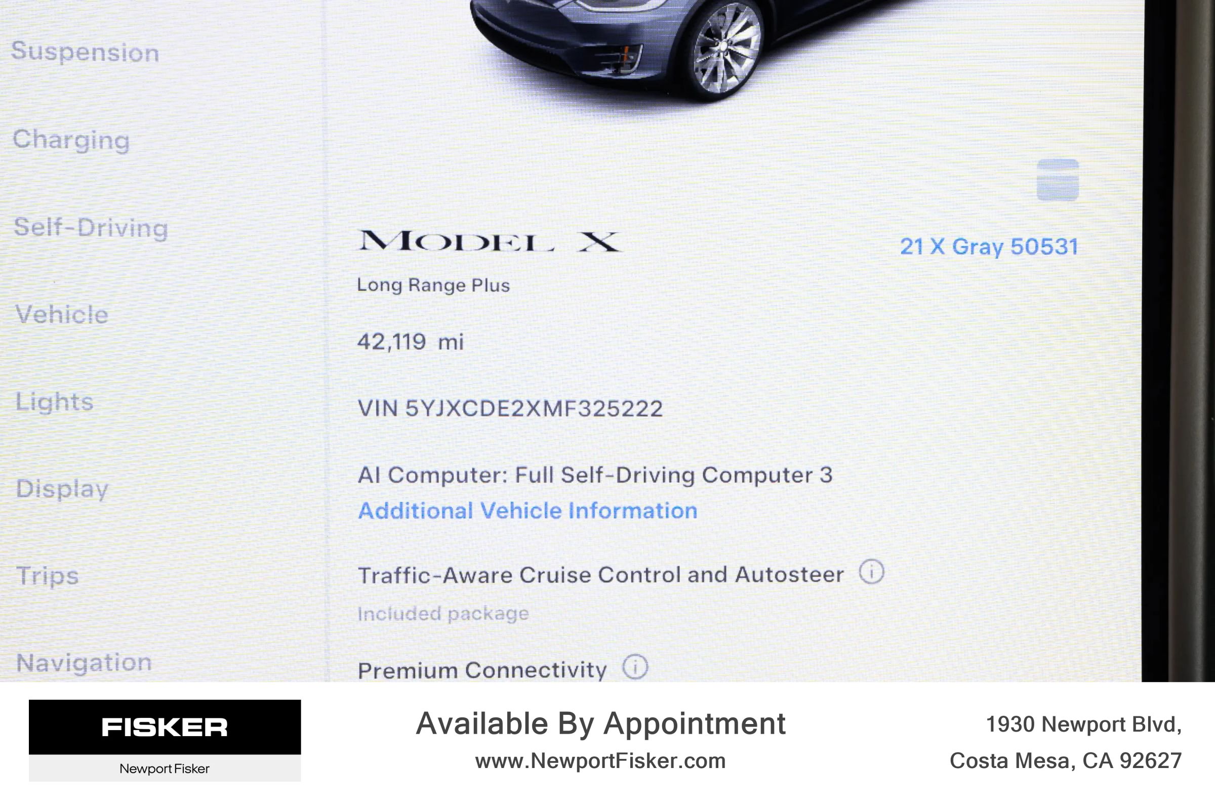 Used 2021 Tesla Model X Long Range AWD/4WD image 22