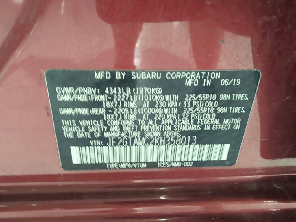 Used 2019 Subaru Crosstrek 2.0i Limited AWD/4WD image 17