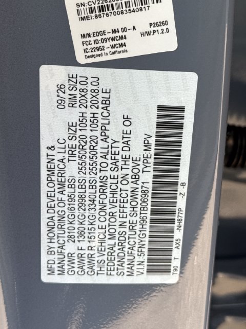 New 2026 Honda Pilot Black Edition image 17