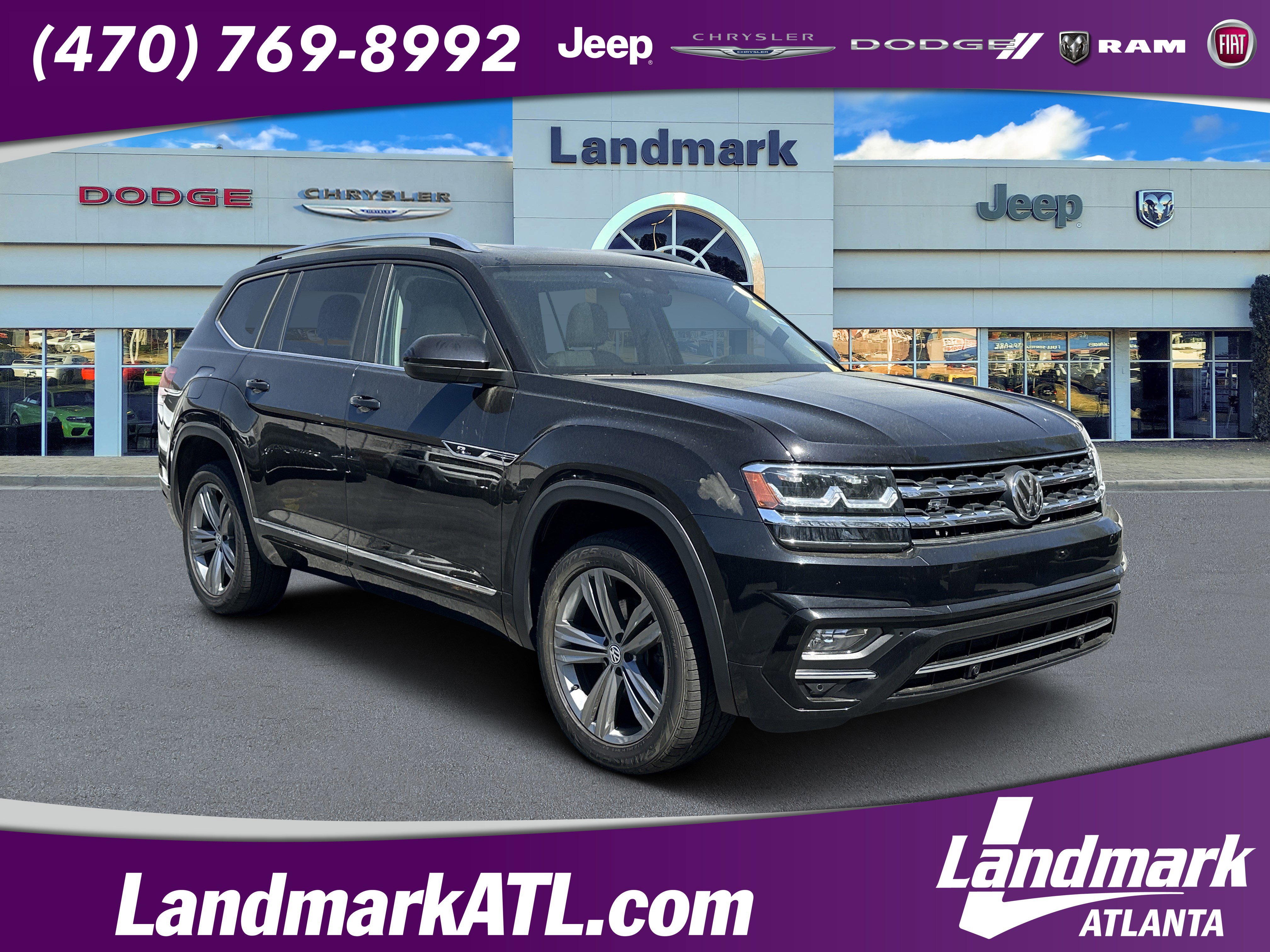 Used 2019 Volkswagen Atlas SEL R-Line image 1