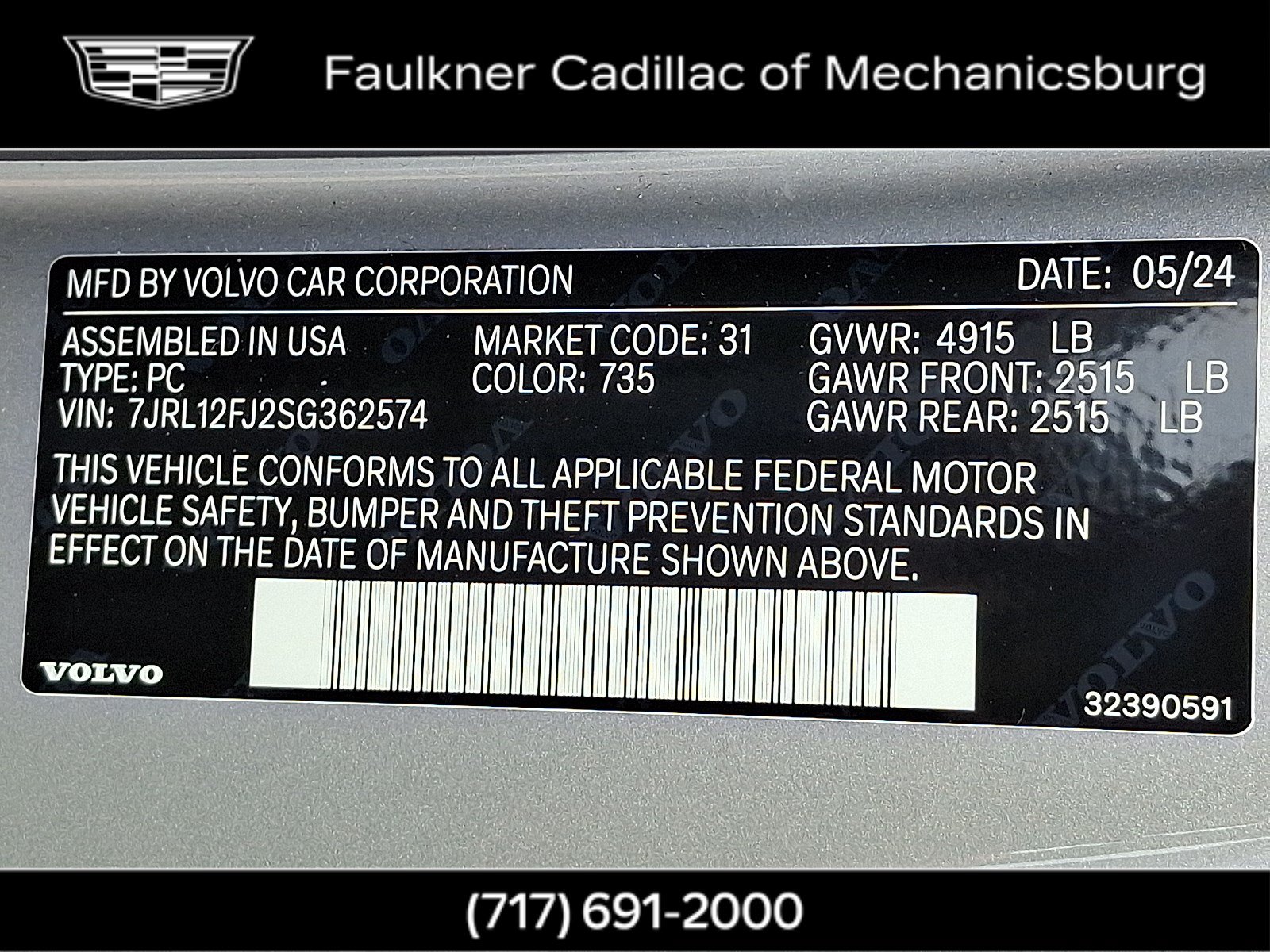 Used 2025 Volvo S60 B5 Core FWD image 35