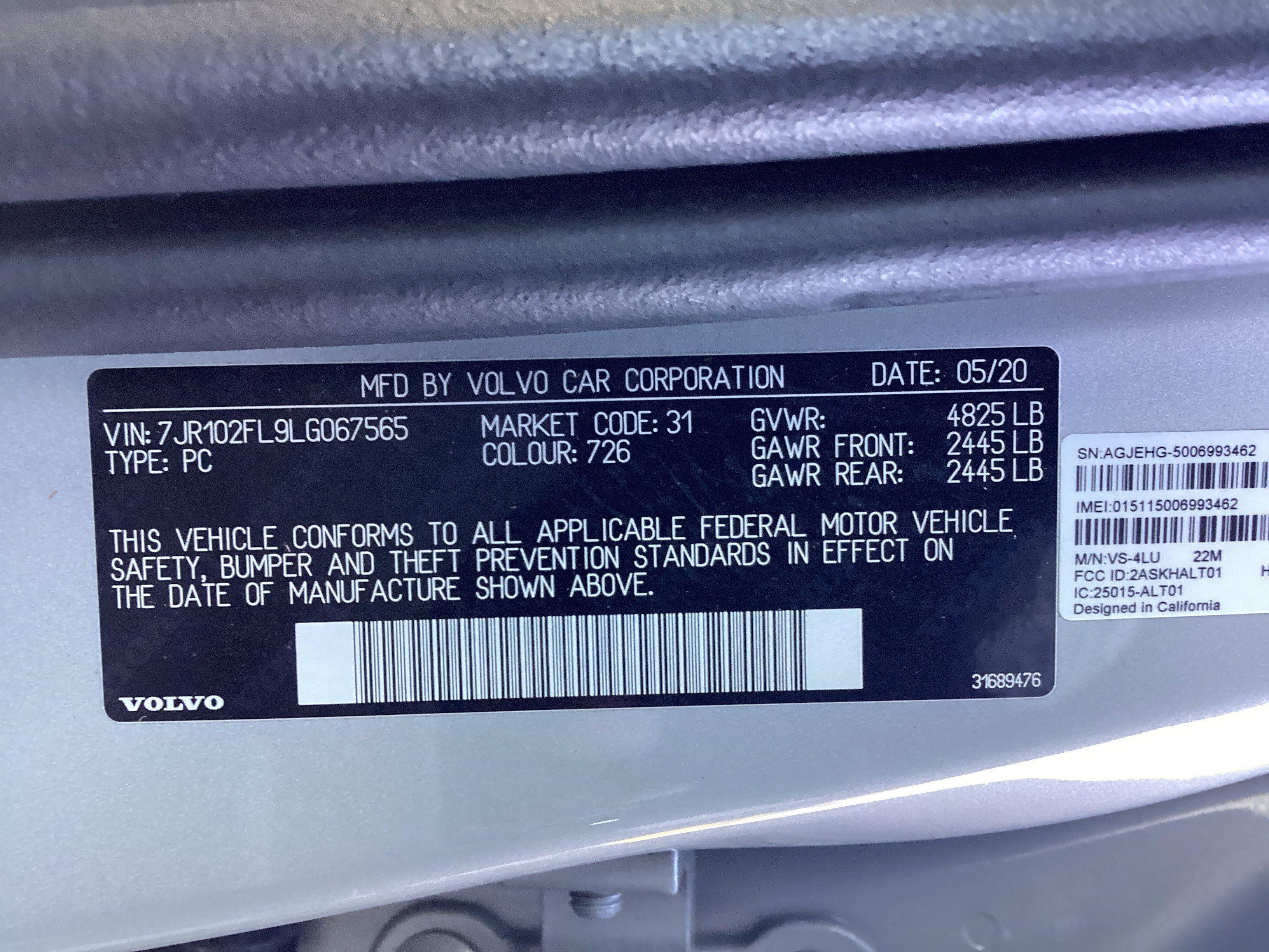 Used 2020 Volvo S60 T5 Inscription w/ Protection Package Premier image 37