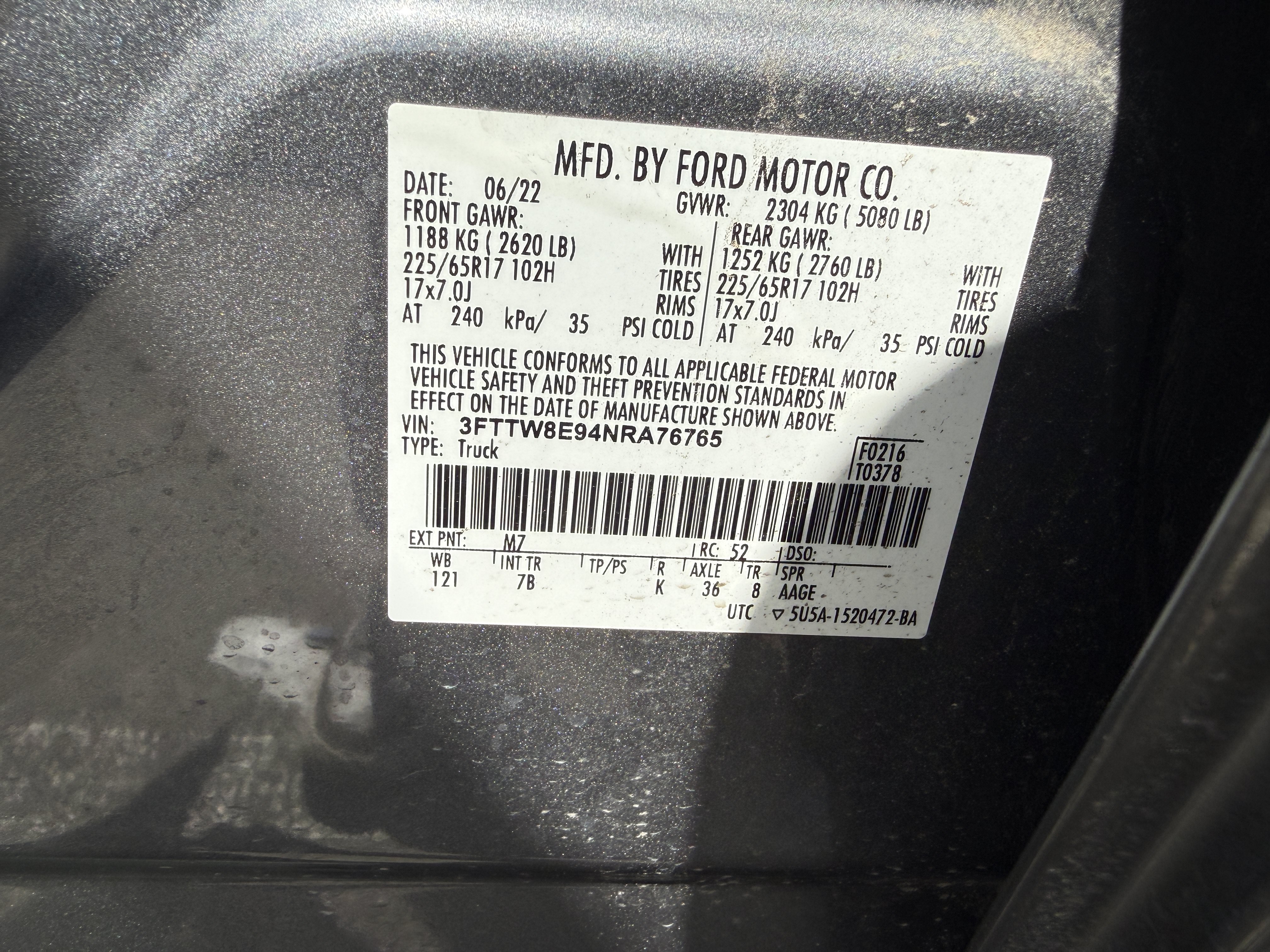 Used 2022 Ford Maverick XLT FWD image 5