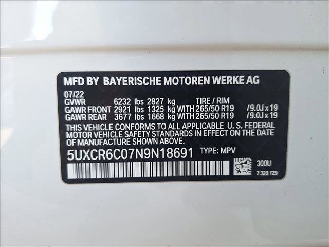 Used 2022 BMW X5 xDrive40i w/ Parking Assistance Package image 25