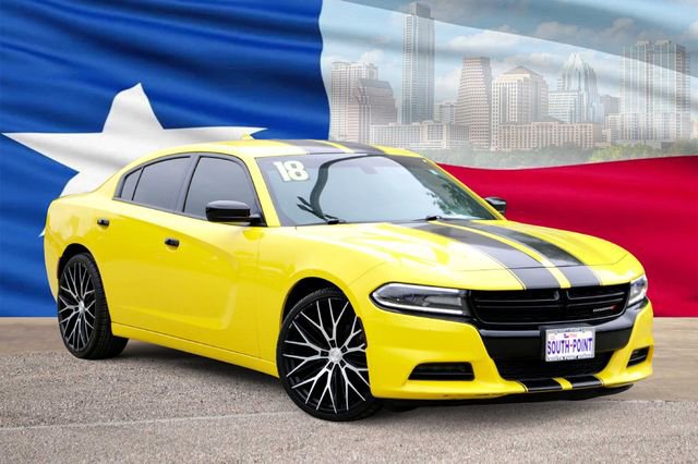 Used 2018 Dodge Charger SXT Plus w/ Blacktop Package RWD image 1