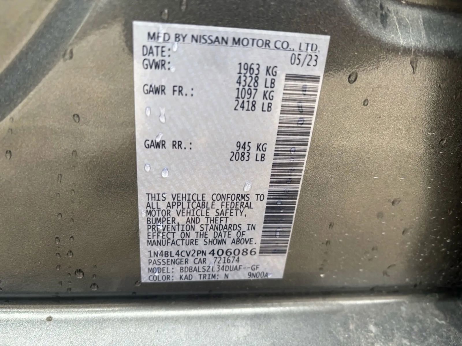 Used 2023 Nissan Altima 2.5 SR w/ SR Premium Package image 57