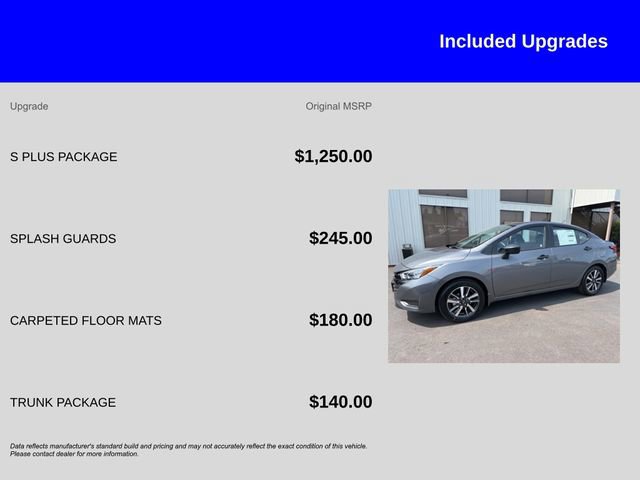 New 2025 Nissan Versa S w/ S Plus Package image 13