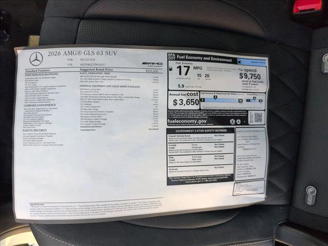 New 2026 Mercedes-Benz GLS 63 AMG 4MATIC image 18
