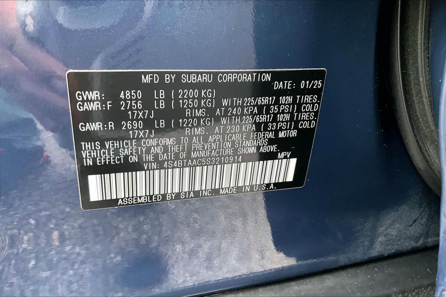 Used 2025 Subaru Outback AWD/4WD image 36