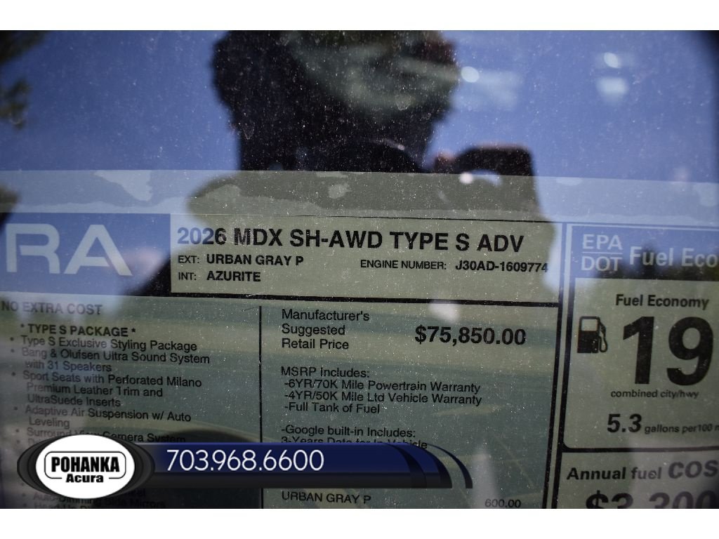 New 2026 Acura MDX Type S AWD/4WD image 39